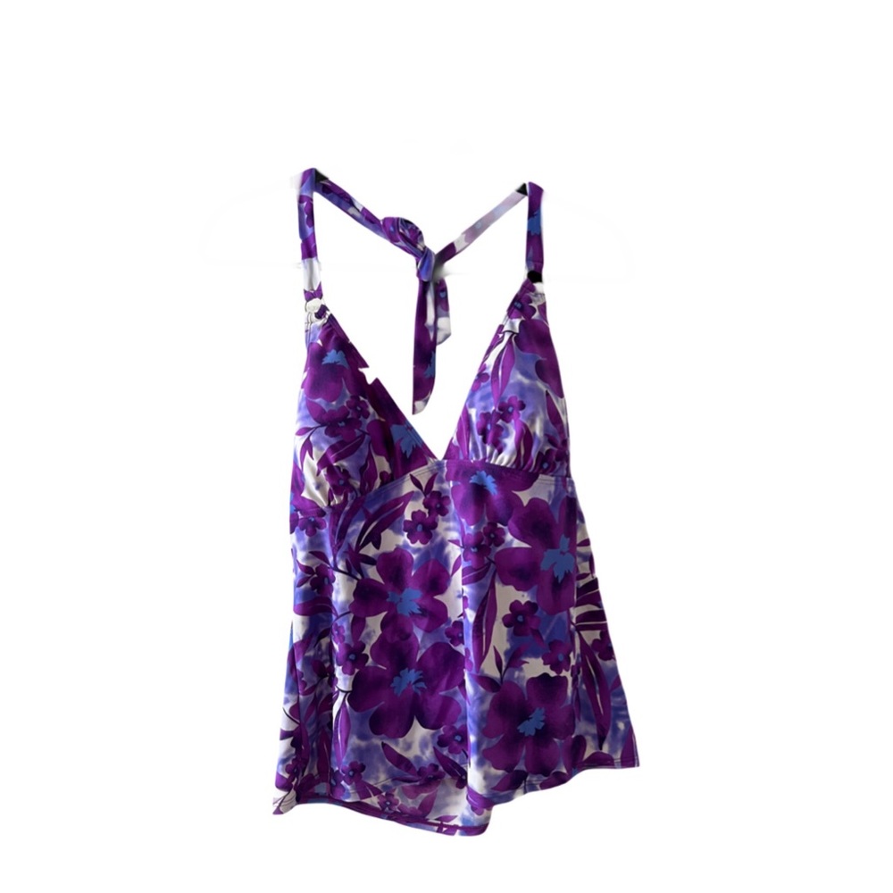 Tropical Escape Purple Floral Camisole